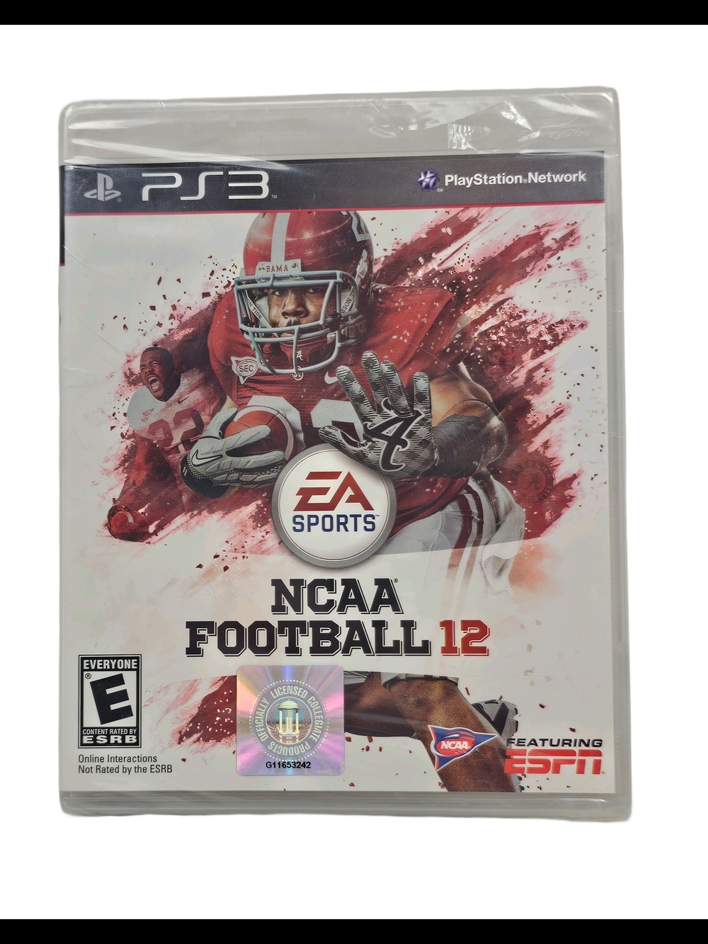 NCAA Football 12 Sony PlayStation 3 PS3 EA Sports Y-Fold Bama | NEW SEALED AUTH